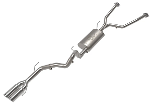 aFe Vulcan Series 2-1/2 IN to 3 IN 304 Stainless Steel Cat-Back Exhaust System w/ Polished Tip